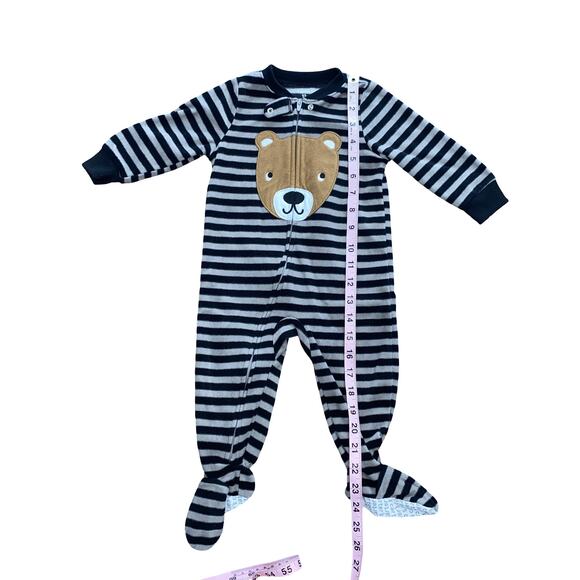 Toddlers and Baby Boys' Flame Resistant Fleece Footed Pajamas, Pack of 6 - Picture 8 of 16